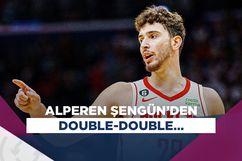 Alperen Şengül, double-double modunu açtı!