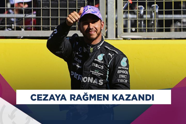 F1 Büyük Britanya GP'de zafer Hamilton'ın