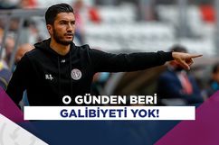 Antalyaspor ile Nuri Şahin zor günler geçiriyor