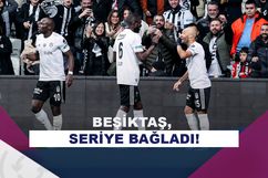 Beşiktaş, son 5 maçta 15 puan aldı!