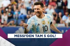 Lionel Messi şov yaptı! Tam 5 gol...