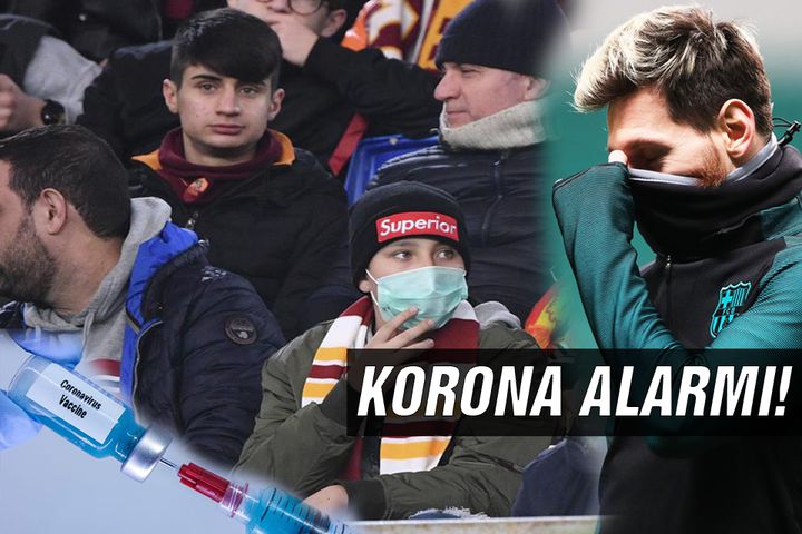 Napoli-Barcelona maçında koronavirüs alarmı