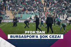 PFDK, Bursaspor’a 9 maç ceza verdi!