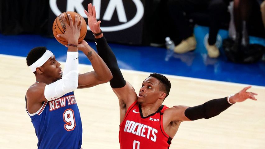 Barrett 'Rockets'ledi, Knicks kazandı